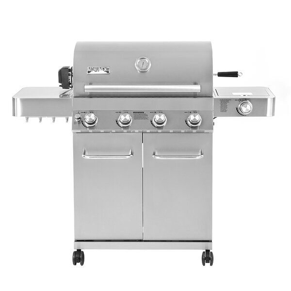 Monument Grills 4 - Burner Built-In Liquid Propane 60000 BTU Gas Grill with Side Burner and Cabinet added by Janae Sullivan