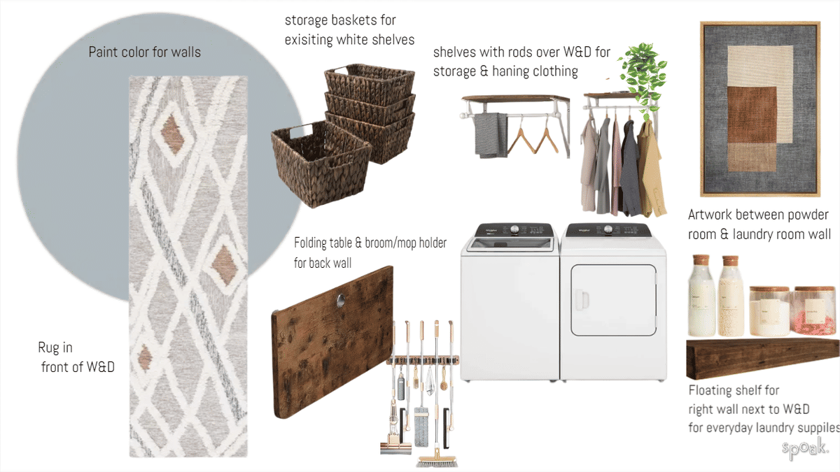 Laundry Room Inspo designed by Jessica Galasco