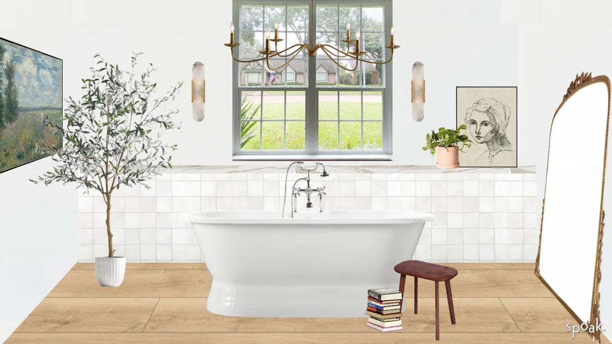 Bathroom Inspiration designed by Lauren Neuenhaus