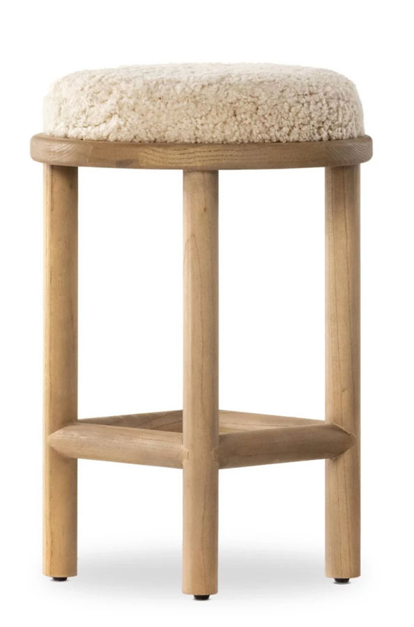 Saldino Shearling Counter Stool added by Molly Olshin