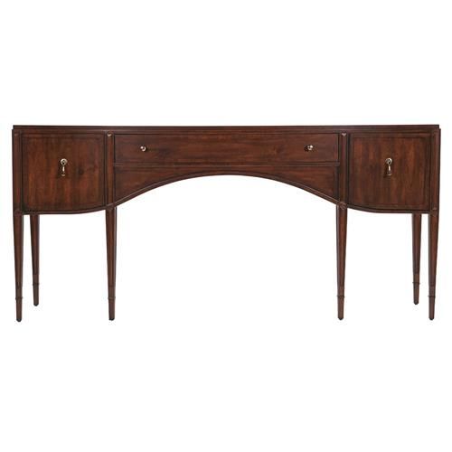 Arthur Mid Century Modern Brown Wood 2 Door 1 Drawer Rectangular Console Table added by Jaclyn Leninsky