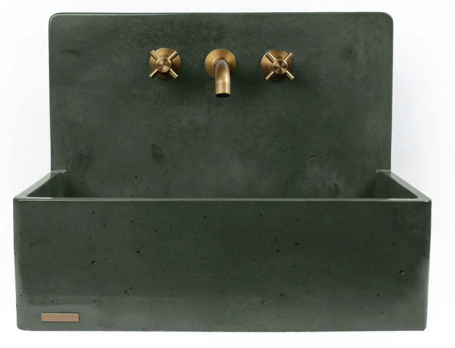 San Francisco Concrete Wall Mounted Console Bucket Sink added by Heather Hamel
