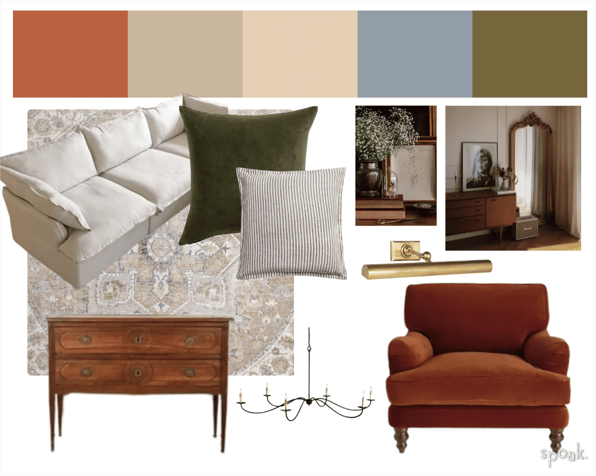 Living Room Inspo designed by Cassie Klopstock