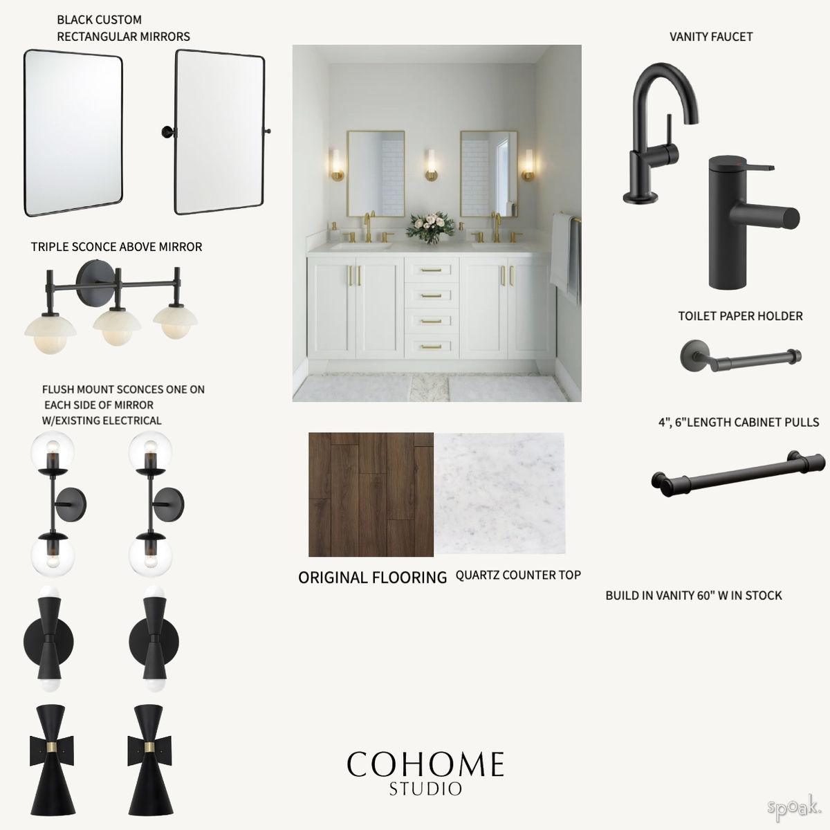 Bathroom Ideas designed by Caroline Osborn