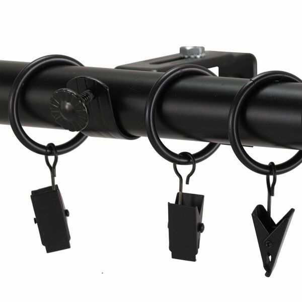Entiat Curtain Ring - Black, Set of 10 added by Elevated by Elise LLC
