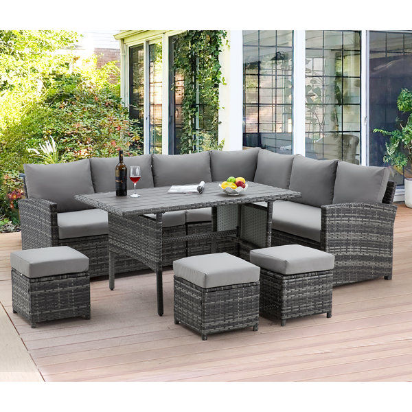 9 - Person Outdoor Seating Group with Cushions added by sallie tyler