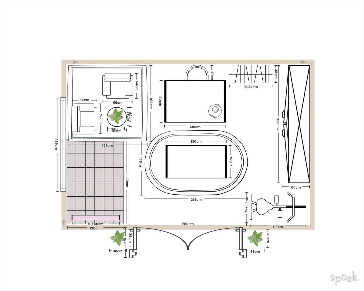 Library Plan designed by Danielle Smith
