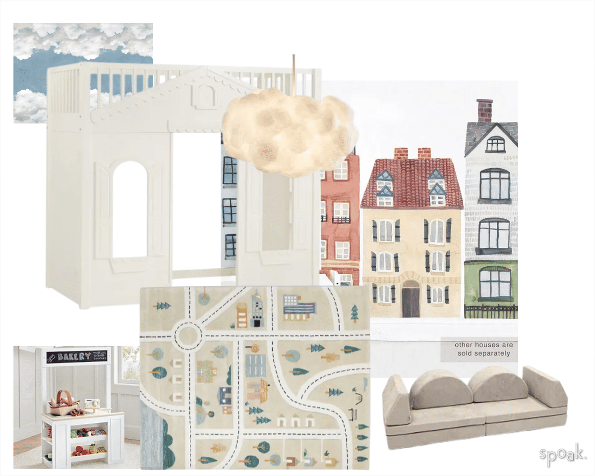 Shabby Chic Nursery Inspiration designed by Kristina Blackford
