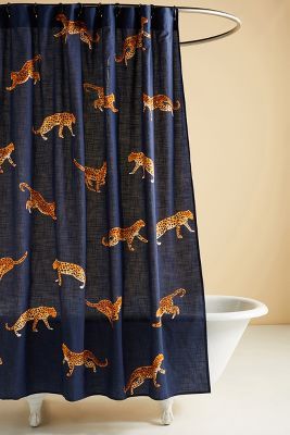 Leopard Organic Cotton Shower Curtain added by Katelyn Williams