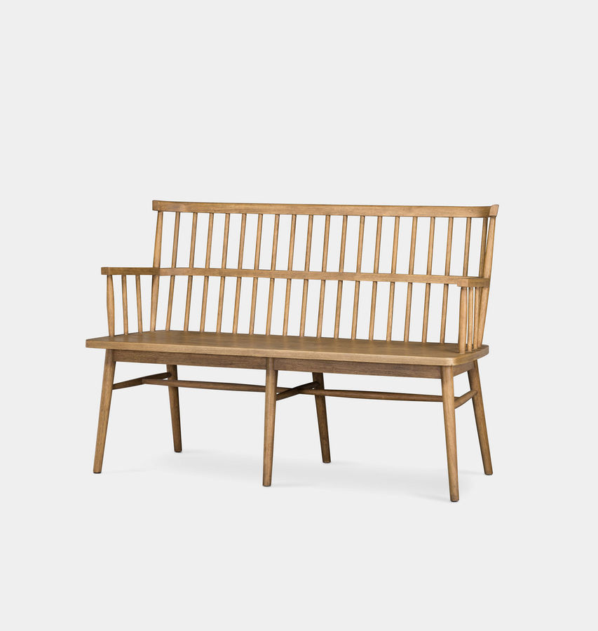 The Larkspur Solid Oak Bench | Shoppe Amber Interiors added by Patty Arndt