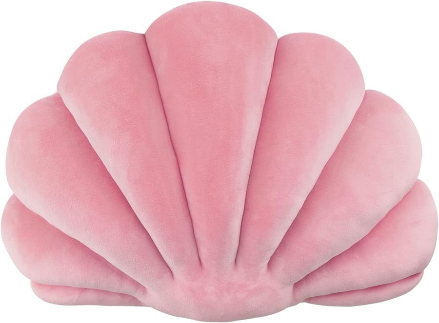 Light Pink-Yi-gog Sea Princess Seashell Decorative Pillow,1 Velvet Soft Throw Pillow added by Jay C. Lynn Interior Designs, LLC