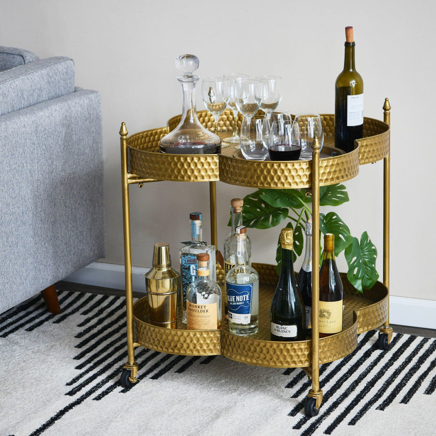 Mercer41 Kusiak Bar Cart & Reviews | Wayfair added by Ryan Dalgaard