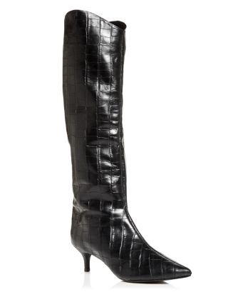 SCHUTZ Women's Abbey Croc Embossed Kitten Heel Boots Back to results -  Shoes - Bloomingdale's added by Sarah Jackson