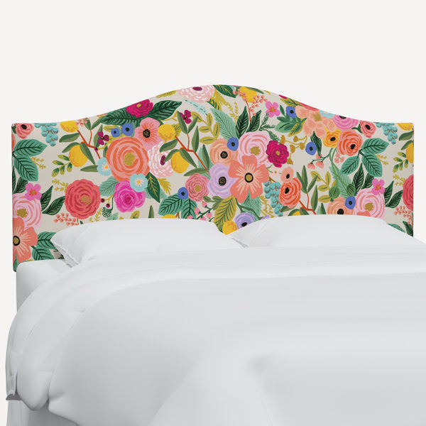 Mayfair Headboard, Rifle Paper Co Garden Party Garden Linen, King added by Kate Lynn Nemett