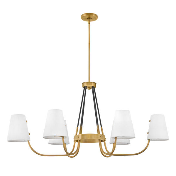 Ardea 6 Light Metal Dimmable Chandelier added by Kate McKay Designs