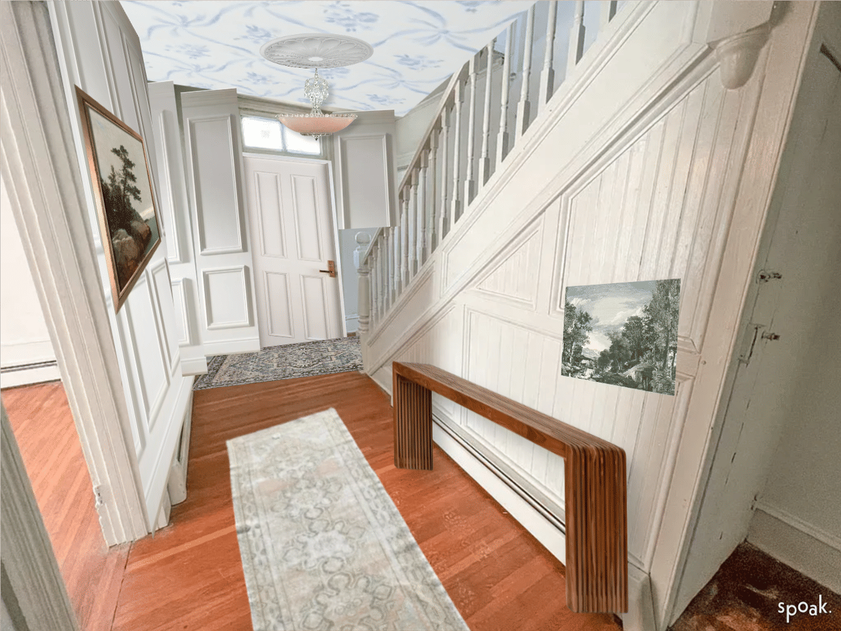 Farmhouse Hallway Inspo designed by Ally Ashton