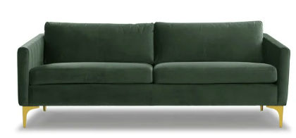 Pearl 81'' Velvet Round Arm Sofa with Reversible Cushions | AllModern added by iryna zinchenko