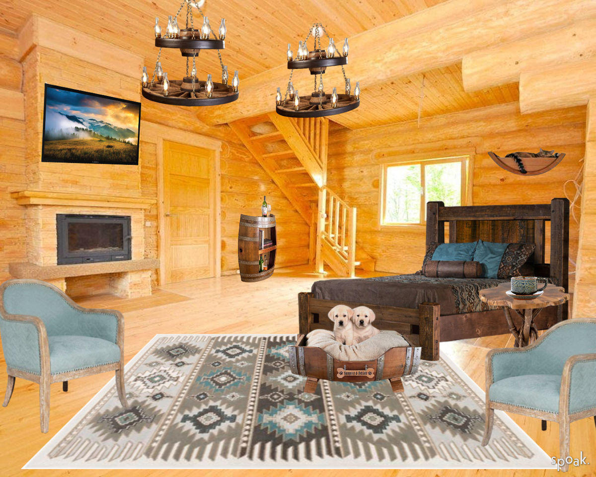 Gold rustic family room ideas and inspo., image size:1200x960