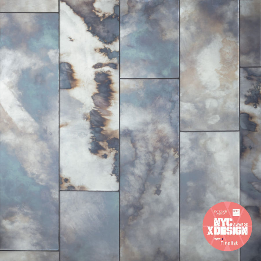 Carolina Mirror Tarnished Field Tile  Satin 4-1/2 added by Jenna Quinones