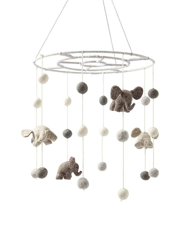 Felted Wool Animal Mobile added by eyeswoon interior therapy