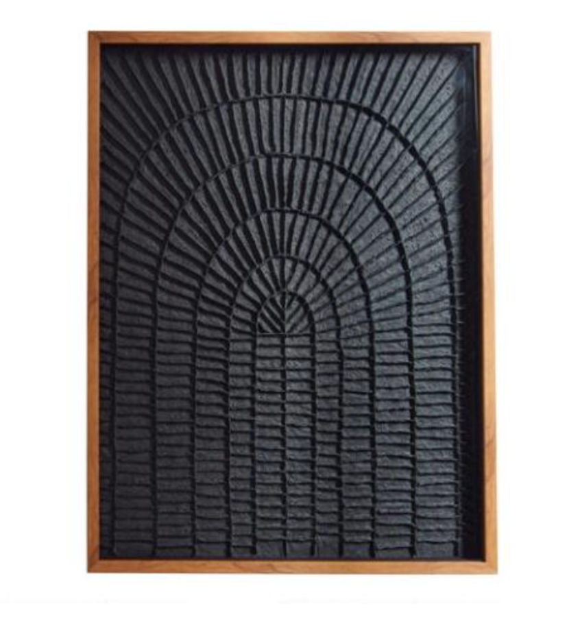Black Rice Paper Arch Shadow Box Wall Art  added by Sharon Calonje Flores