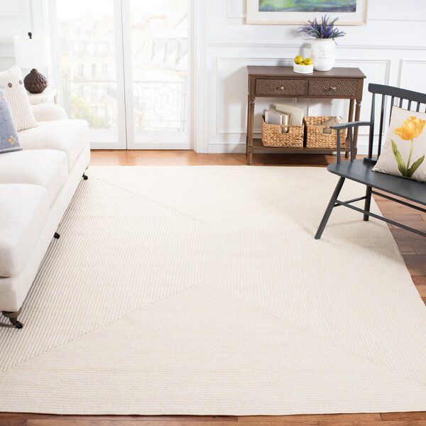 Morton Handmade Flatweave Polypropylene Area Rug in Ivory added by Spoak Member