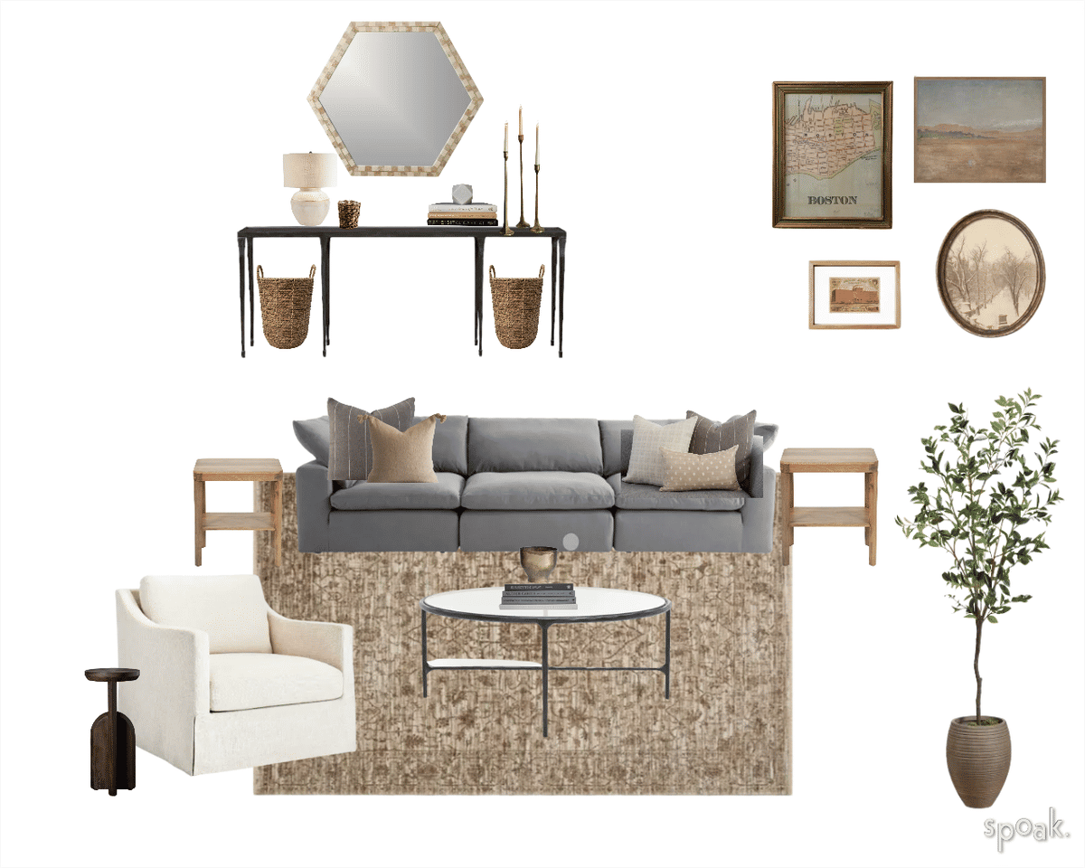 Family Room Inspiration designed by Francesca Pasquali