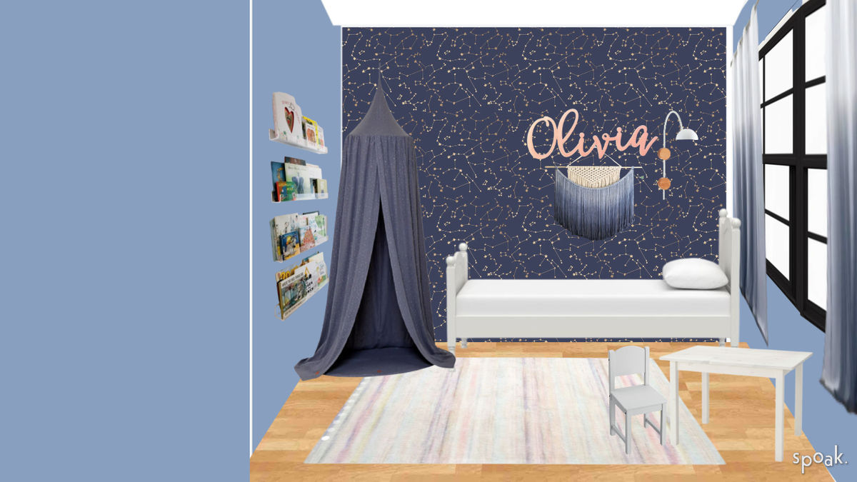 Purple Nursery Inspiration designed by Katie Challis