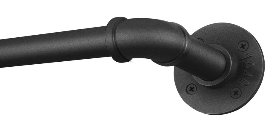 Black industral curtain rod 120-240 added by Lauren Gisriel