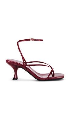 Jeffrey Campbell Fluxx Sandal in Cherry Red Patent from Revolve.com added by Kristina Blackford