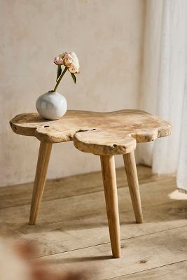 Teak Root Slice Side Table added by Miah Ferracuti