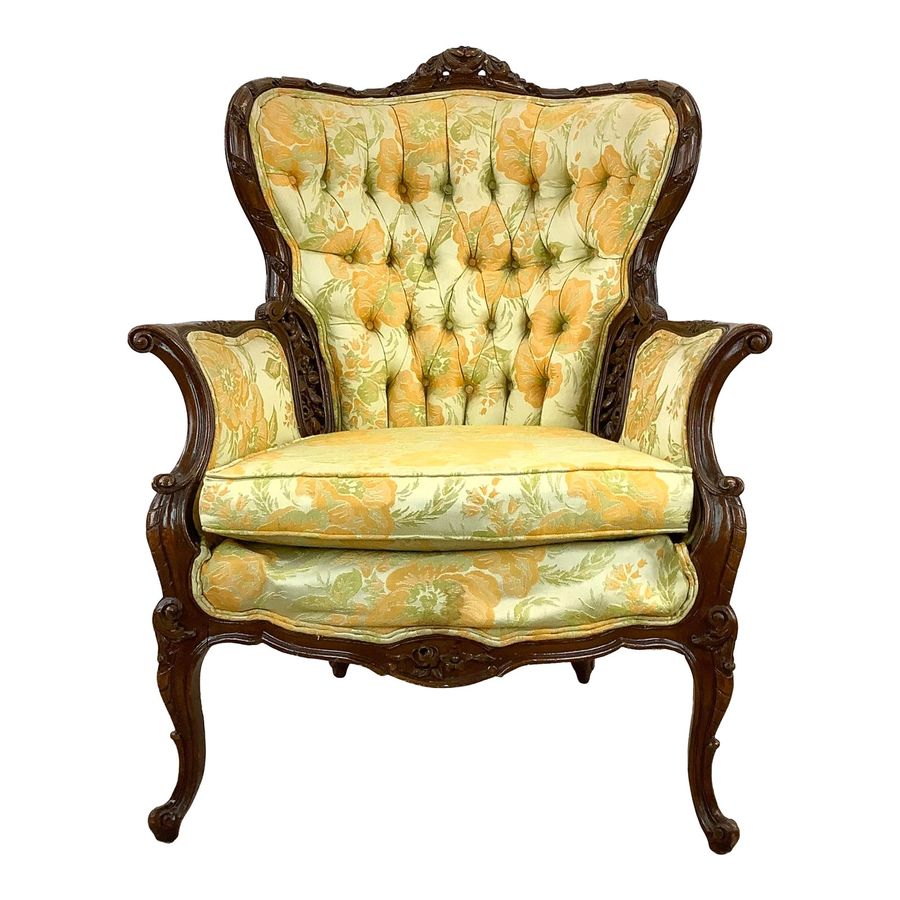 Vintage Victorian Style Wingback Chair- Louis XV Style added by jane campbell rahmberg
