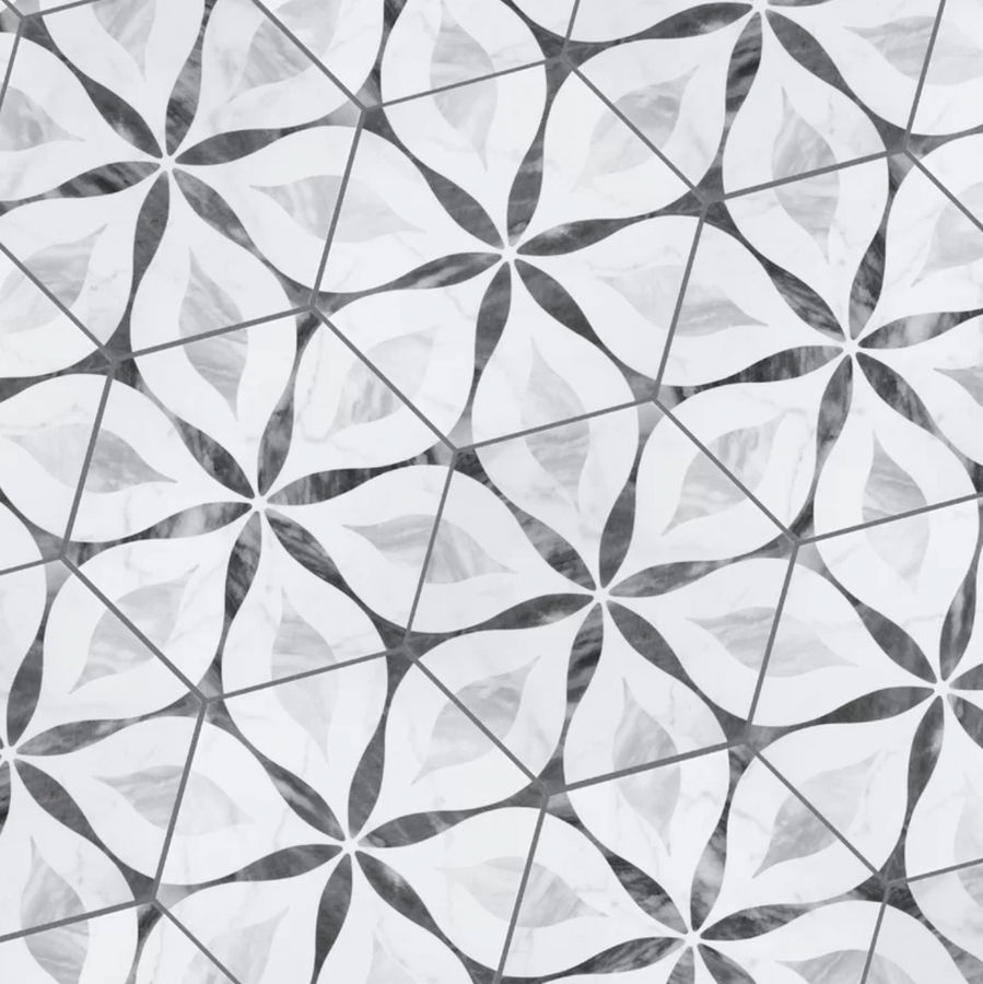 Classico Bardiglio Hex 7" x 8" Porcelain Patterned Wall & Floor Tile | AllModern added by Katie Hoffman