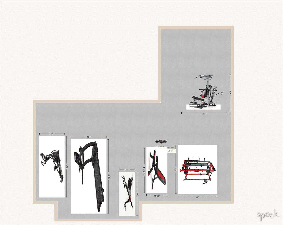 Basement Layout designed by Steve Gibson