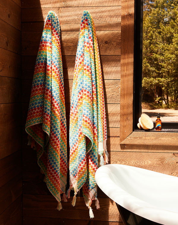 Cosmic Rainbow Towel (Organic) added by eyeswoon interior therapy