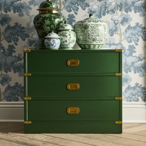 Campaign 3-Drawer Nightstand (30") added by Sara Bronnenkant