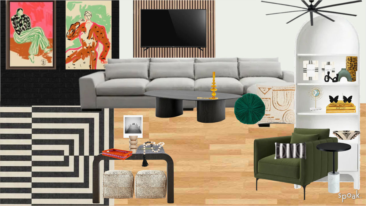 Living Room Inspiration designed by Roxanne Patterson