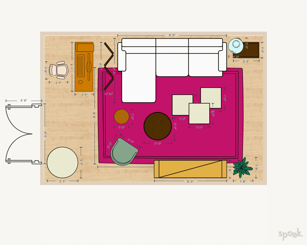 Rectangular Living Room Furniture Layout: Maximize Space