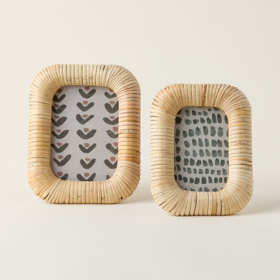 Curved Rattan Photo Frame added by Kate McKay Designs