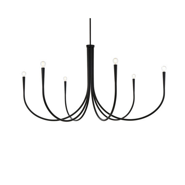 Catalena 6 Light Metal Dimmable Chandelier added by Brooke Schwartz