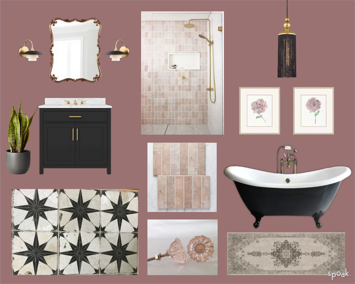 Bathroom Inspo designed by Bridget Nelson