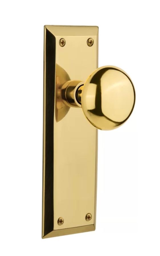 New York Plate with New York Door Knob added by Sara Charlesworth