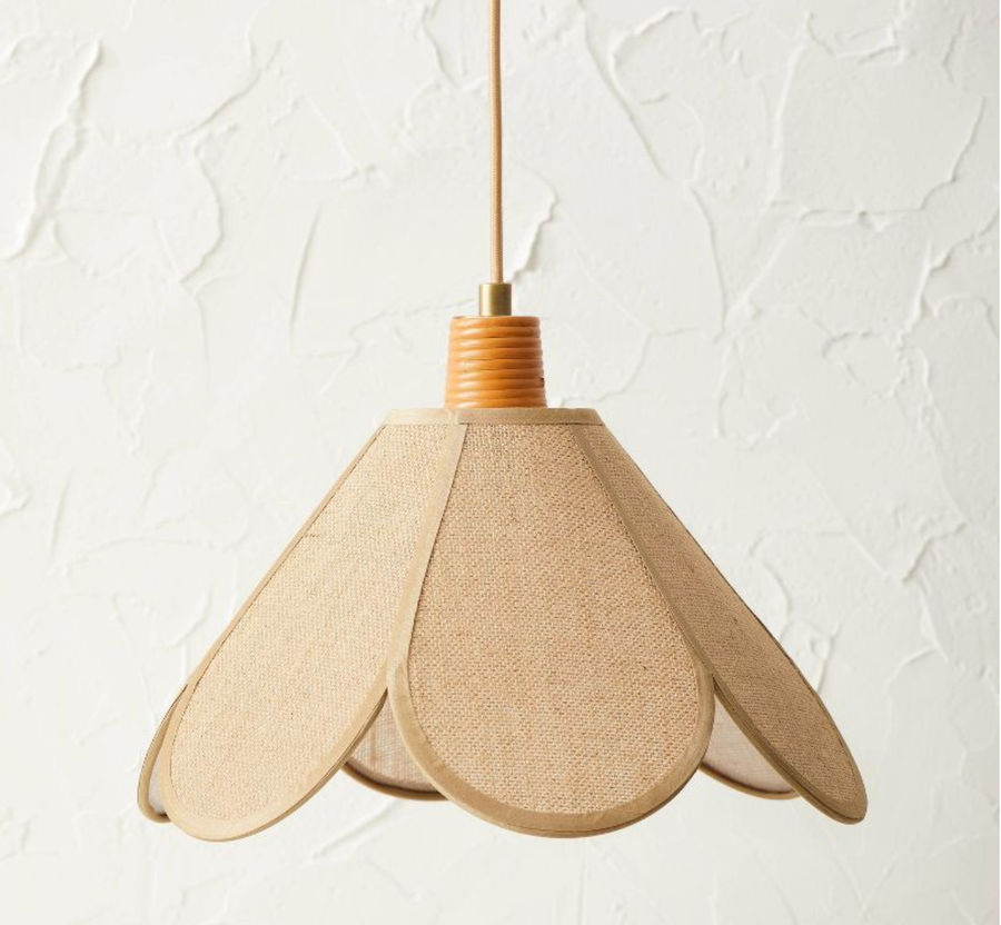 Burlap Petal Ceiling Pendant  added by Paulina Canini