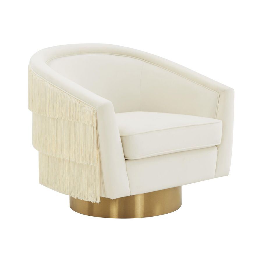 Flapper Velvet Swivel Chair added by Priscilla M