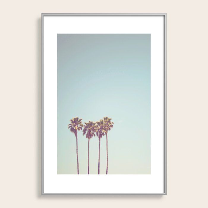 Palm Tree Framed Art Print by Groppo added by KH Design Concepts