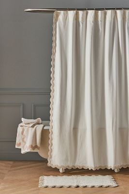 Maeve Ernestine Scallop Shower Curtain added by Keely Ward