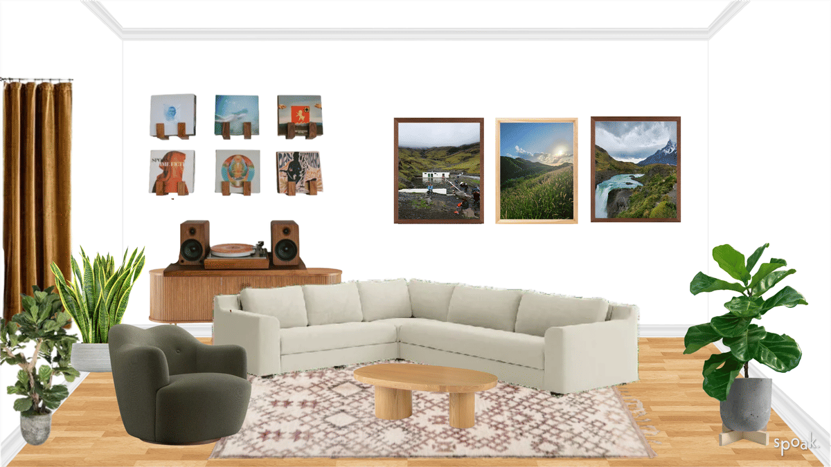Cream Living Room Ideas designed by Mariya Owens