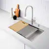 Zero Radius Undermount 18G Stainless Steel 27" Single Bowl Workstation Kitchen Sink added by Virginia Bennice