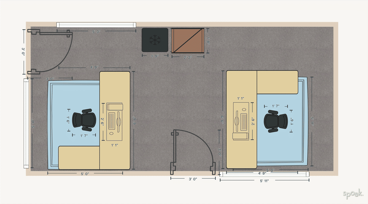 Kitchen Plan designed by Julia Chavez