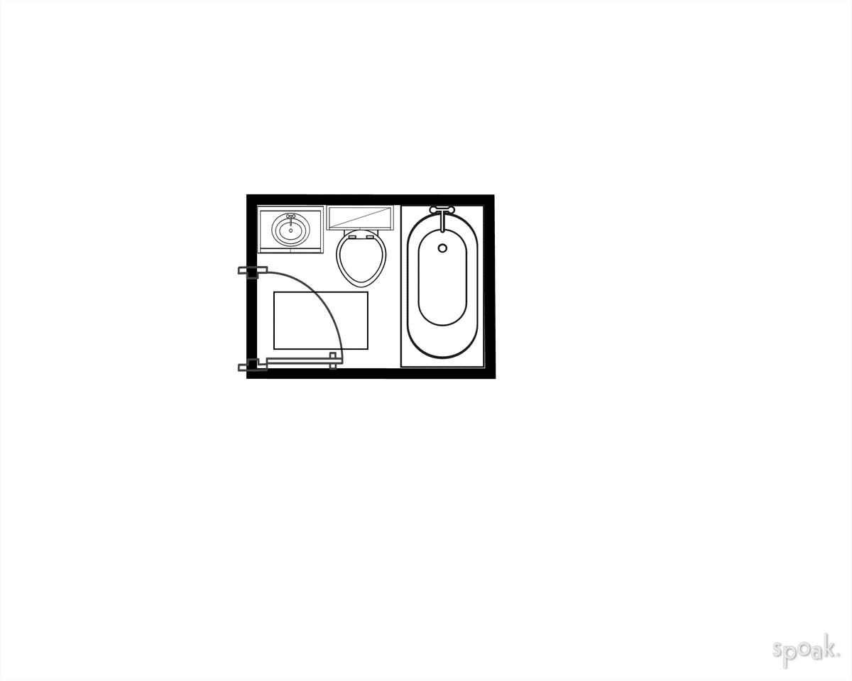 Bathroom Plan designed by Brittney Morgan